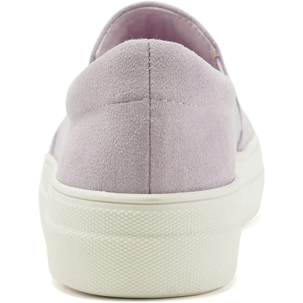 Women’s Platform Slip On Sneakers Lavender Loafers Soda Hike-G Size 6.5 - Picture 4 of 5
